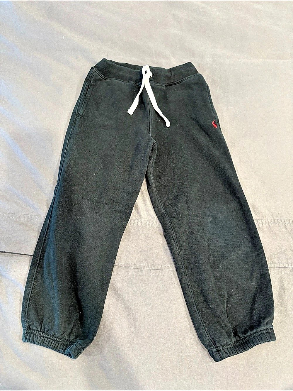 Kids Polo Ralph Lauren Cotton-Blend Fleece Sweatpants Black size 6